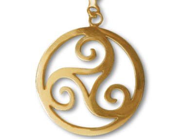 Large Triscale Medallions Gold