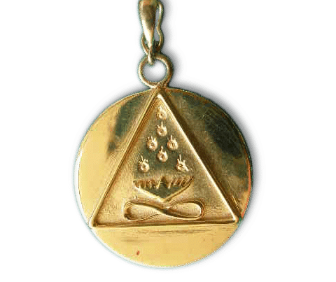 Small Cosmic Trinity Medallion (Gold)