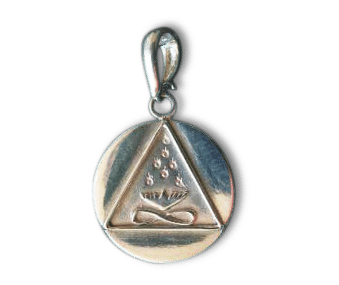 Small Cosmic Trinity Medallion (Silver)